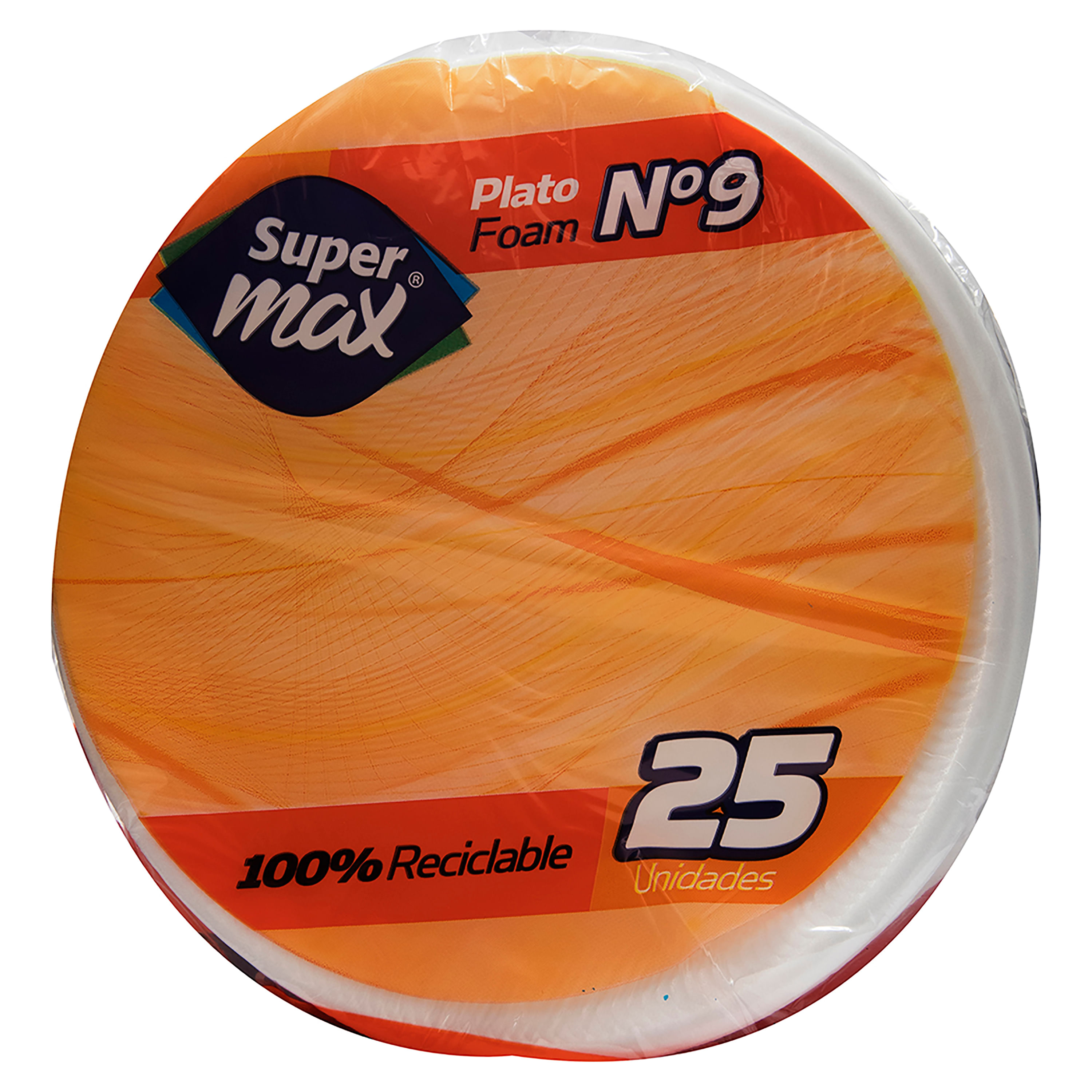 Comprar Plato Super Fom Desechable N6 - 25 Unidades