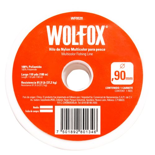 Hilo De Pescar 0 90 mmx100M Wolfox