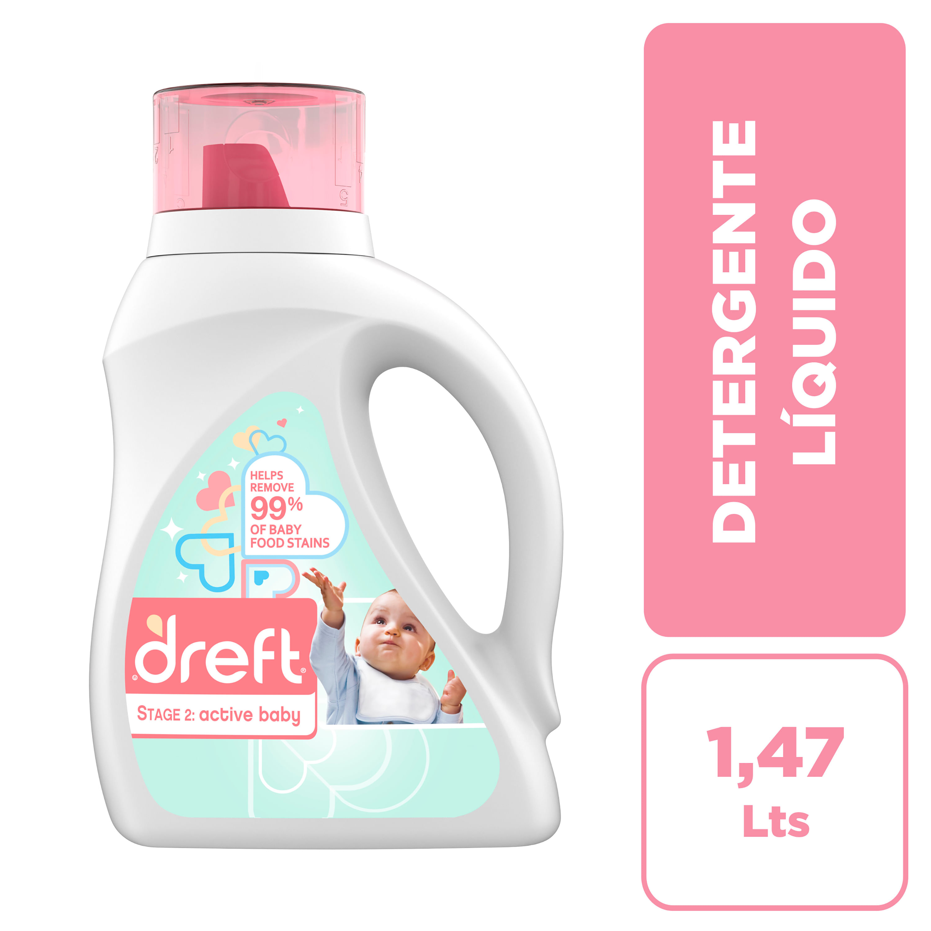 Detergente Líquido Dreft Para Ropa Bebé 4.87 Lts. Importado
