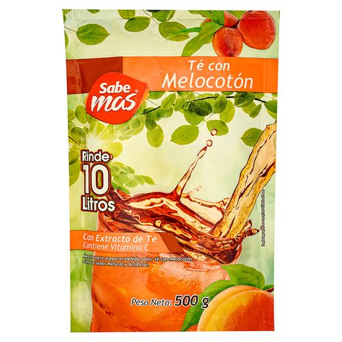 Bebida En Polvo Sabemas Melocoton 500Gr