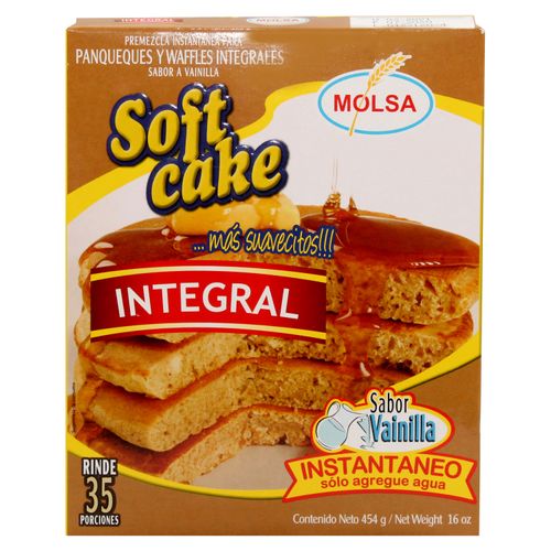 Softcake Integral Vainilla Instantanea - 454 g