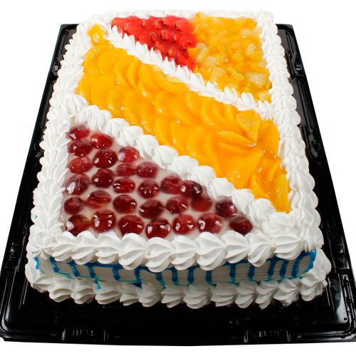Pastel 1/2 Plancha Tres Leches Con Fresa