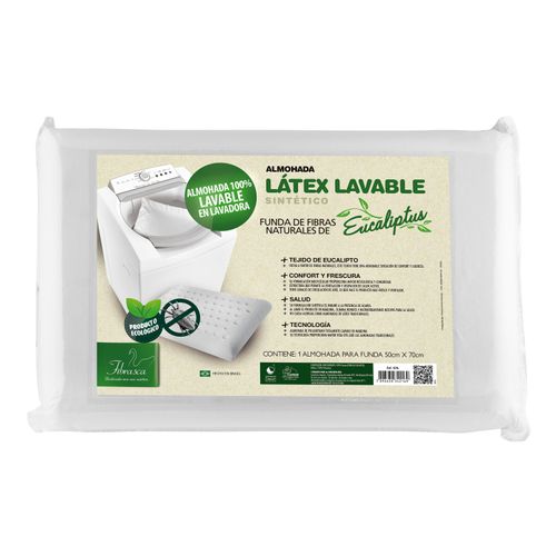 Almohada, Tela Eucalipto Para Fundas De 50X70 cm Marca Fibrasca