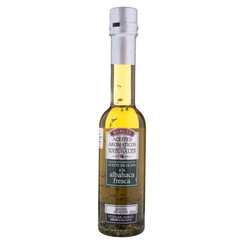 Aceite Borges Oliva Albahaca - 200 ml