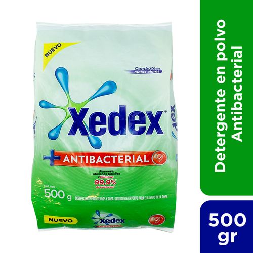Detergente Xedex Polvo  Antibacterial - 500gr