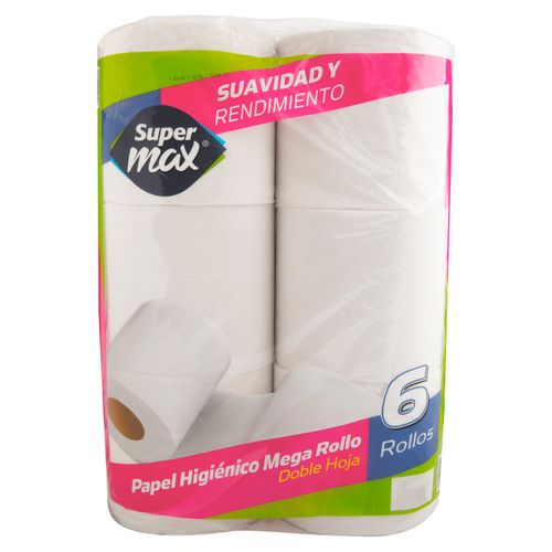 Papel Higienico Supermax 400 H Doble 6R
