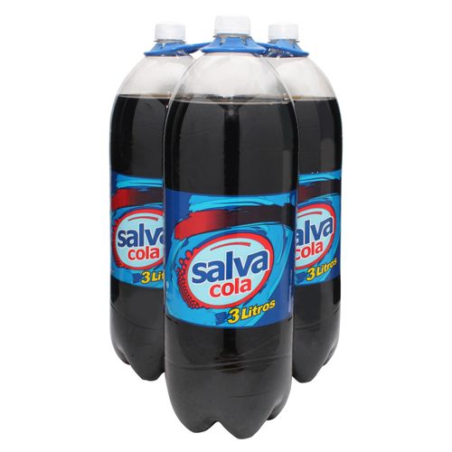 3 Pack Gaseosa Salvacola - 9000Ml