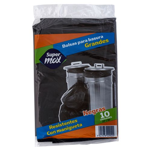 Bolsa negra de basura 25 litros x10 unids. - Promart