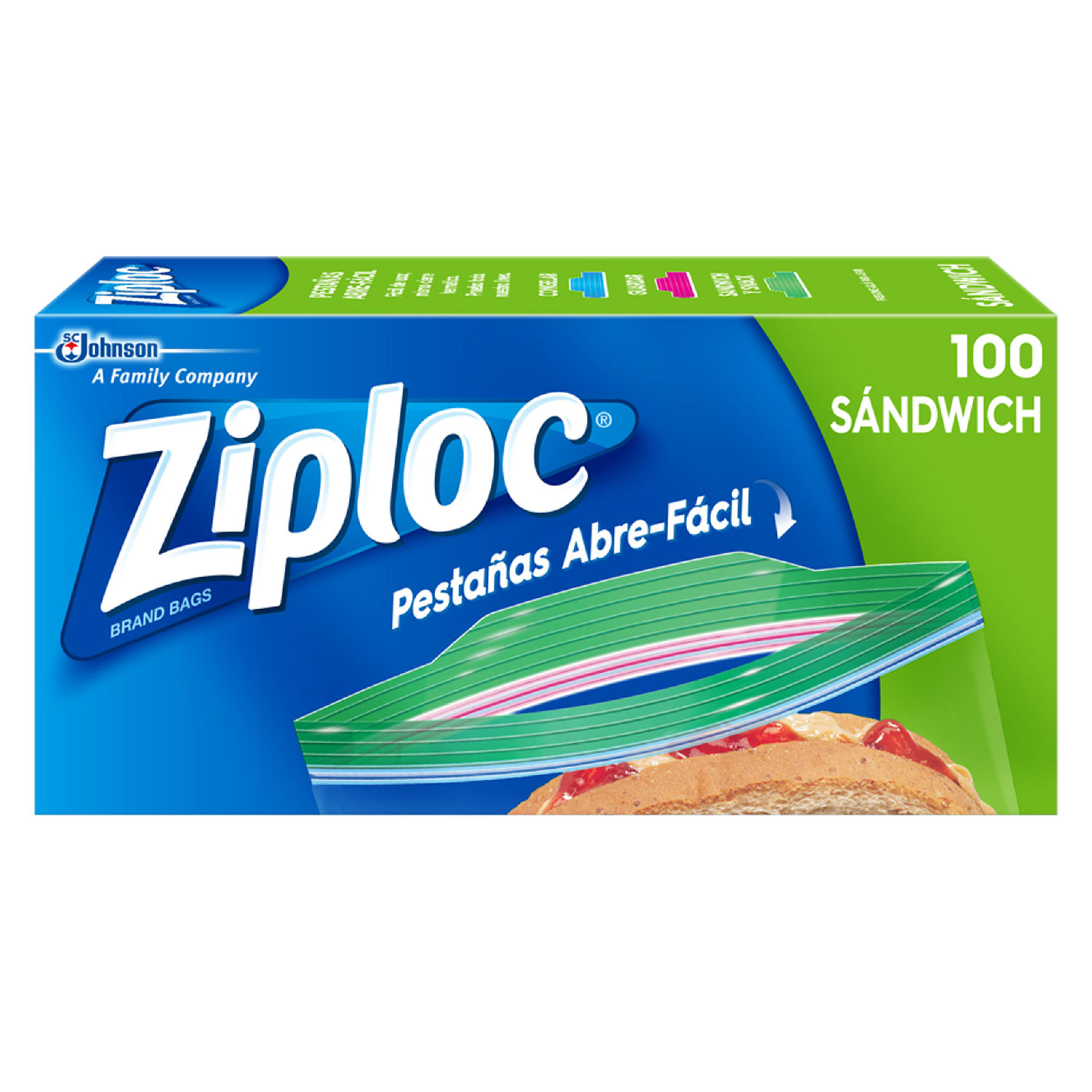 Comprar Bolsa Reutilizable Ziploc Para Sándwich - 100 Unidades