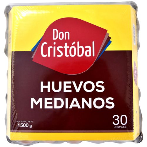 Huevo Marron Don Cristobal Mediano 30 Unidades