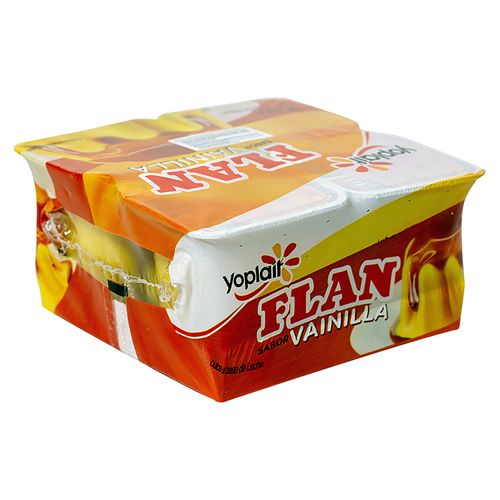 4 Pack Flan Yoplait Gelificado Vainilla - 400 g