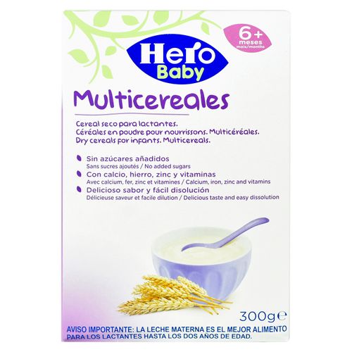 Cereal Hero Baby Multicereales 300Gr