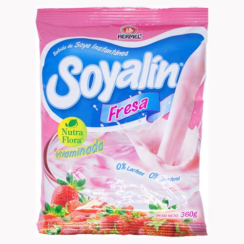 Bebida De Soya Soyalin Fresa - 360 g