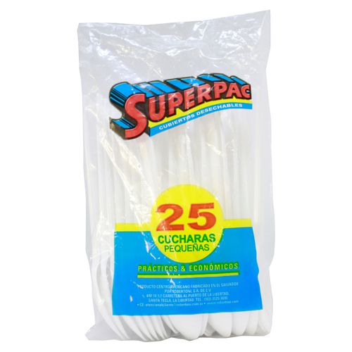 Cuchara Robertoni  Superpac Desechle Pequeña - 25 Unidades