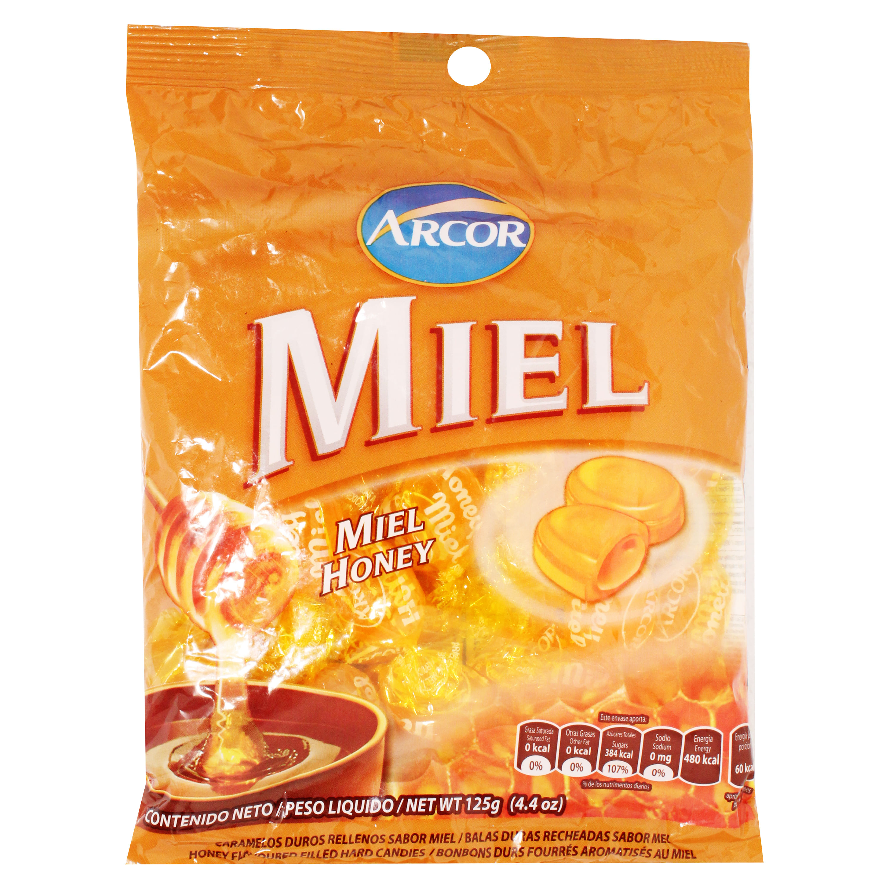 Comprar Dulces Rellenos Arcor Miel 125 g | Walmart Salvador