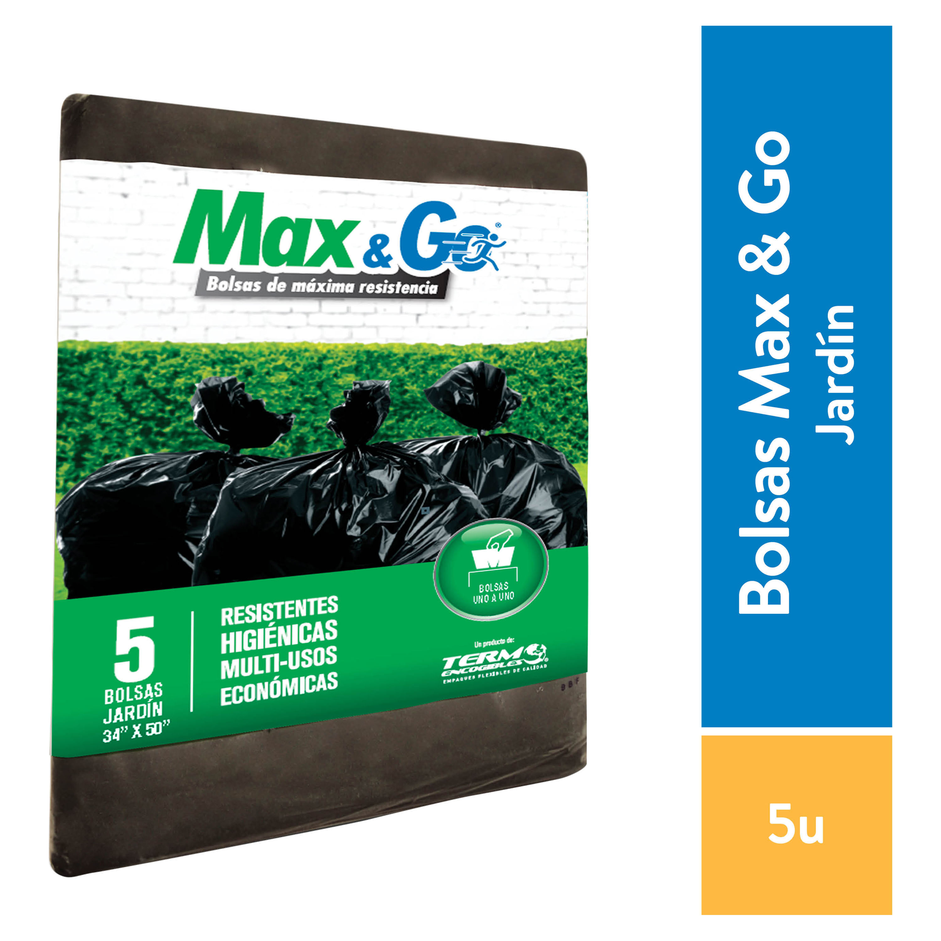 Comprar Bolsa Para Basura Supermax, Negra Grande 25 unidades