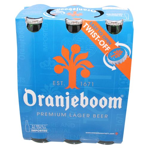 Cerveza Oranjeboom Lager Bot 6Pk 1980 ml