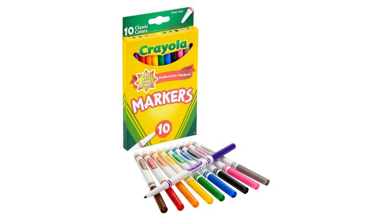 Comprar Marcador Delgado Crayola - 10 Unidades | Walmart El Salvador