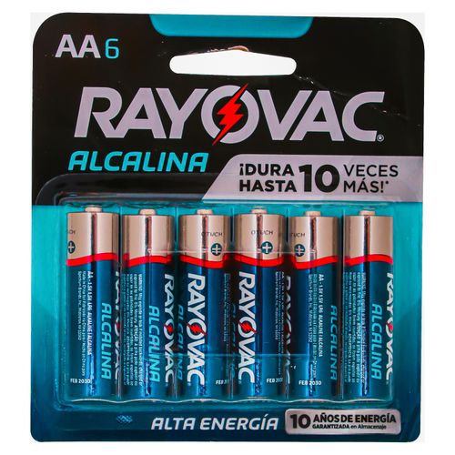 Pilas Grandes Alcalinas Tipo D Rayovac 813-2 Blister