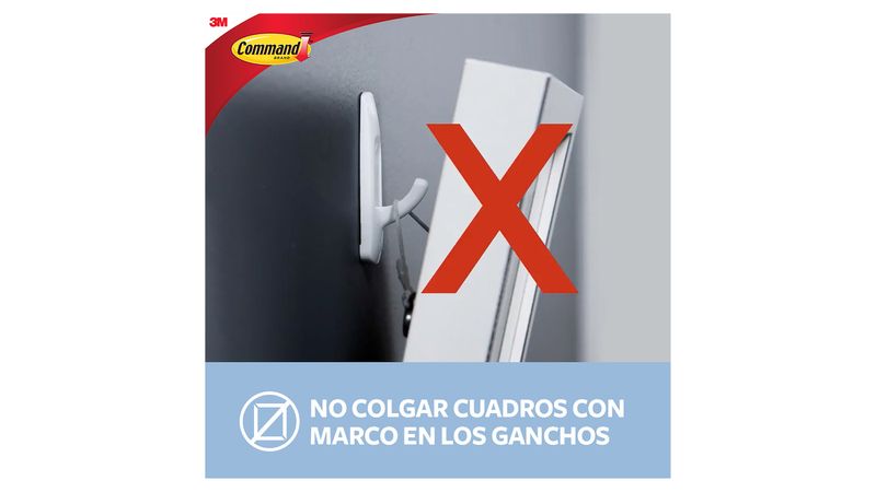 Colgar cuadros sin hacer agujeros con Command 3M