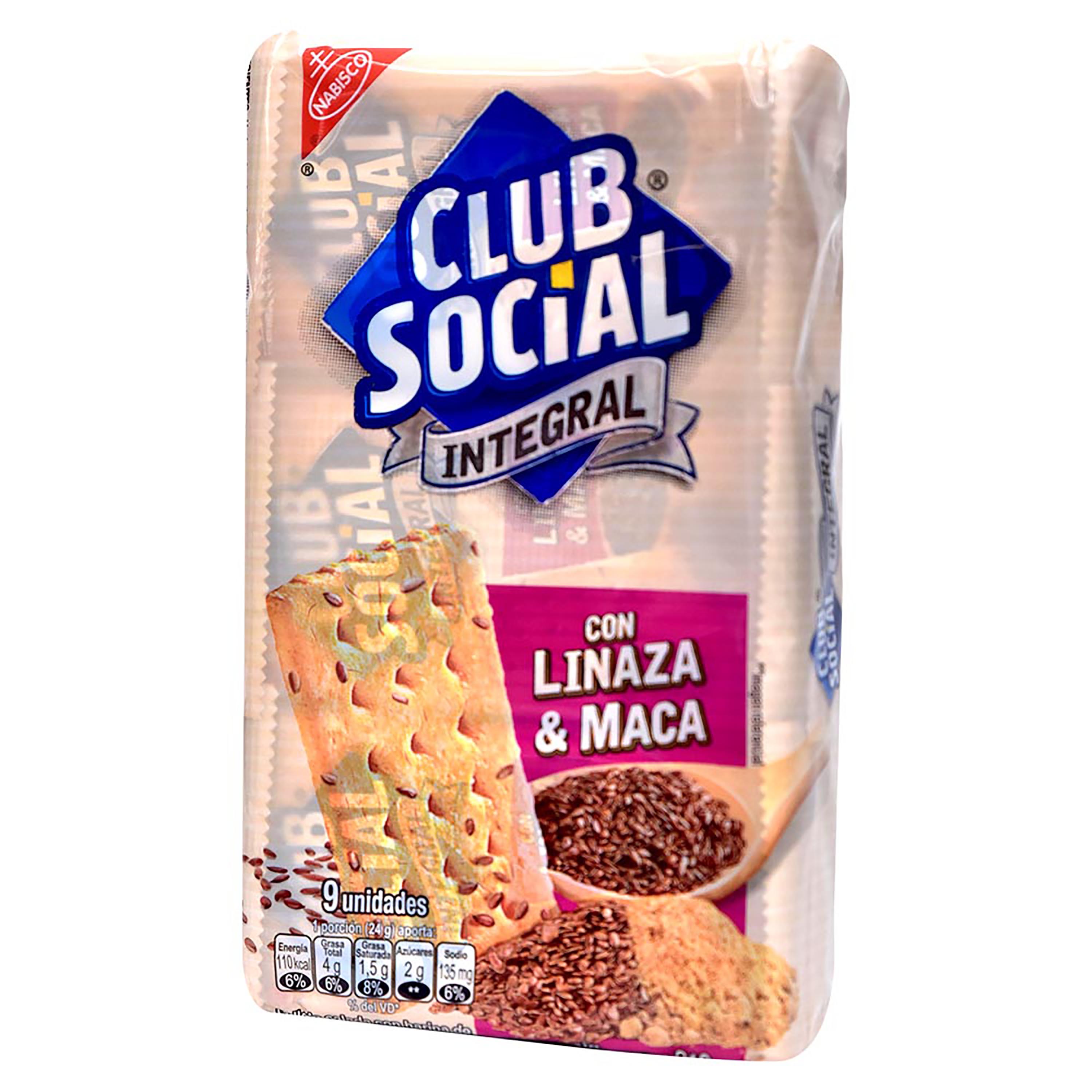 Comprar Nabisco Club Social Integr Linaza Y Maca | Walmart El Salvador