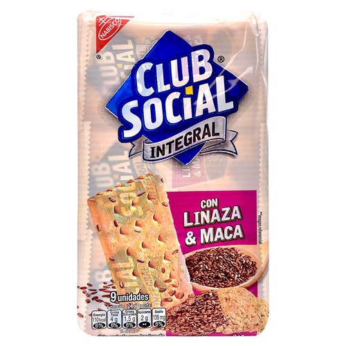 Nabisco Club Social Integr Linaza Y Maca