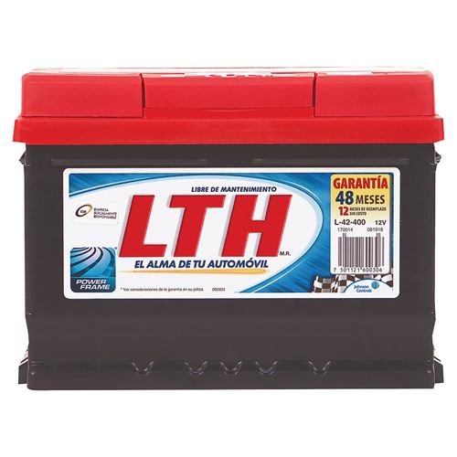 Bateria Lth Para Auto Pizq 70Amp 400 Cca
