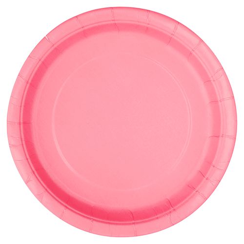 14 Platos Chicos Extendidos De 7 Rosa