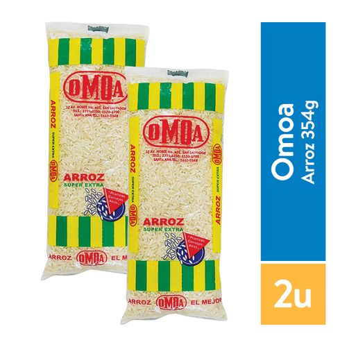 2 Pack Arroz Omoa Blanco De - 354Gr