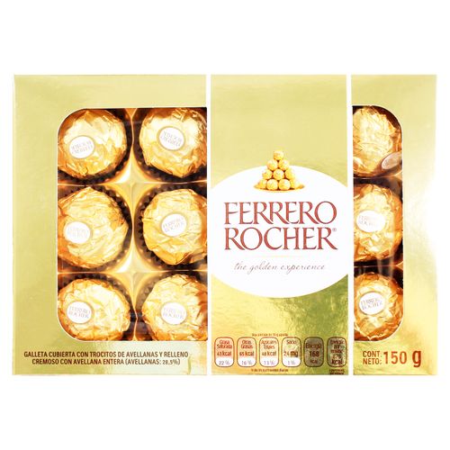 Chocolate Ferrero Rocher Caja T12 - 150gr