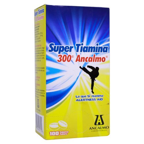 Super Tiamina 100 Tabletas Disp