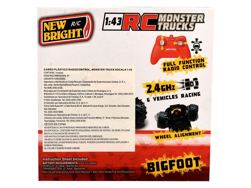 New-Bright-Veh-culo-Monster-Trucks-1-43-3-15986