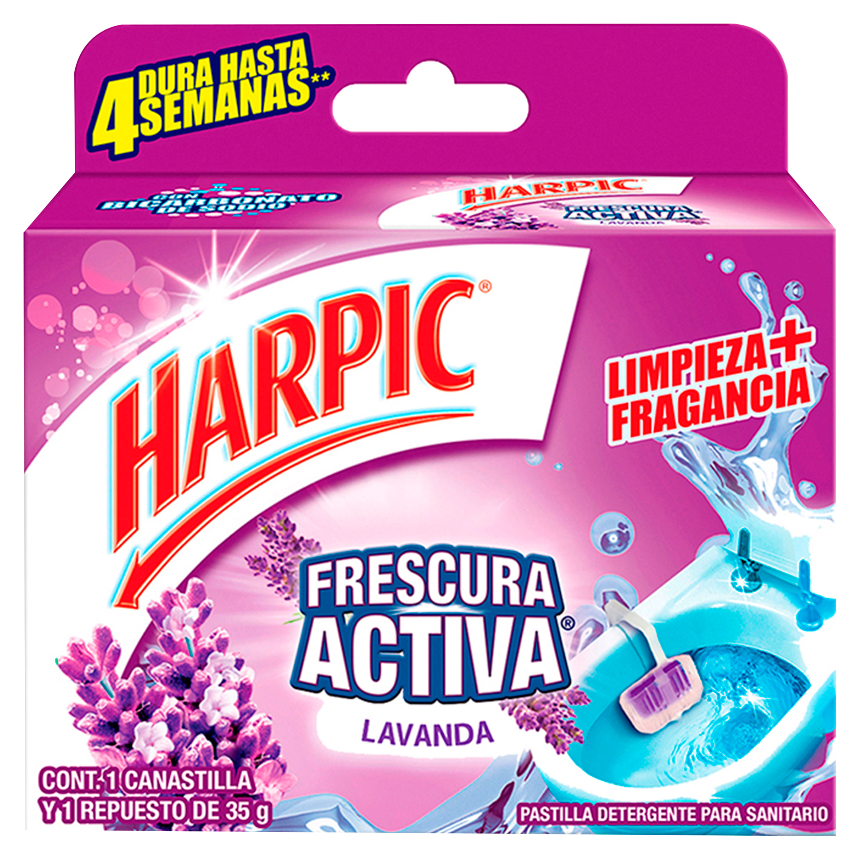 Pastilla WC Limpia y Aromatiza Pino Harpic 1 Un – Blades cl