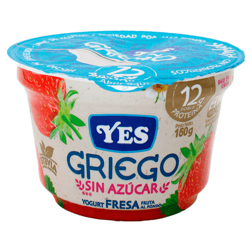 Yogurt Yes Giego Fresa Sin Azucar 150 g