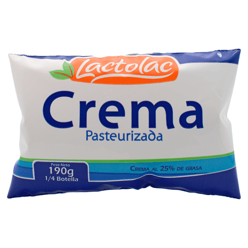 Crema Lactosa 1/4 Botella - 188Gr