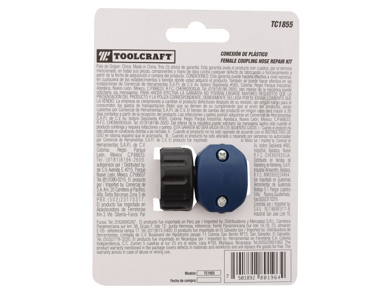 Toolcraft-Conector-Manguera-Hembra-4-11002