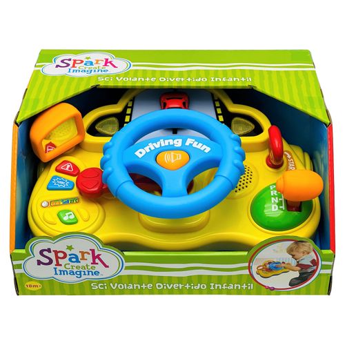 Volante Divertido Spartk Create Infantil - Unidad