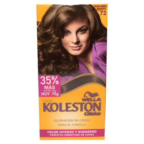 Tinte Koleston Clásico 72 Rubio Mate - 10 g