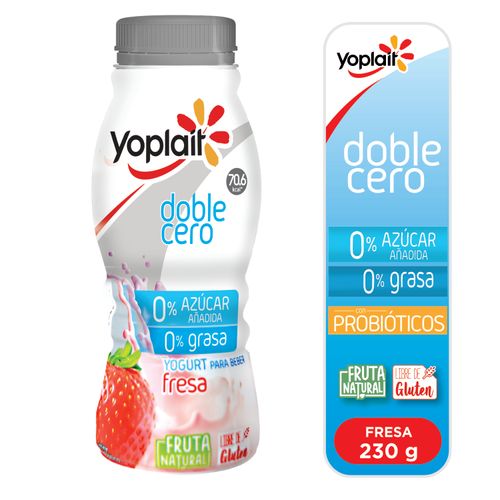 Yogurt Yoplait Líquido Light Fresa 2 30 g