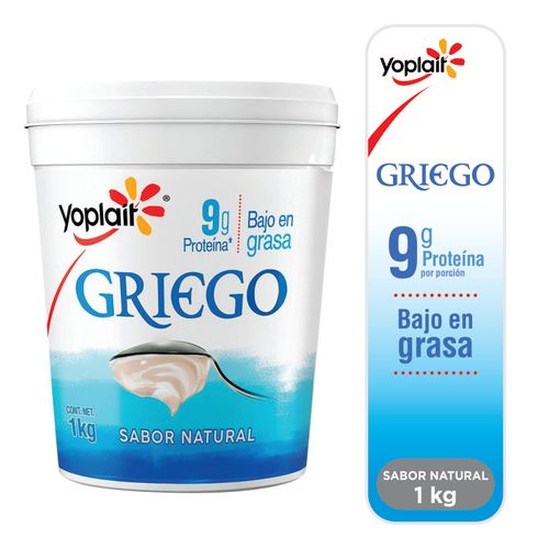 Yogurt Yoplait Griegro Batido Natural - 1Kgr