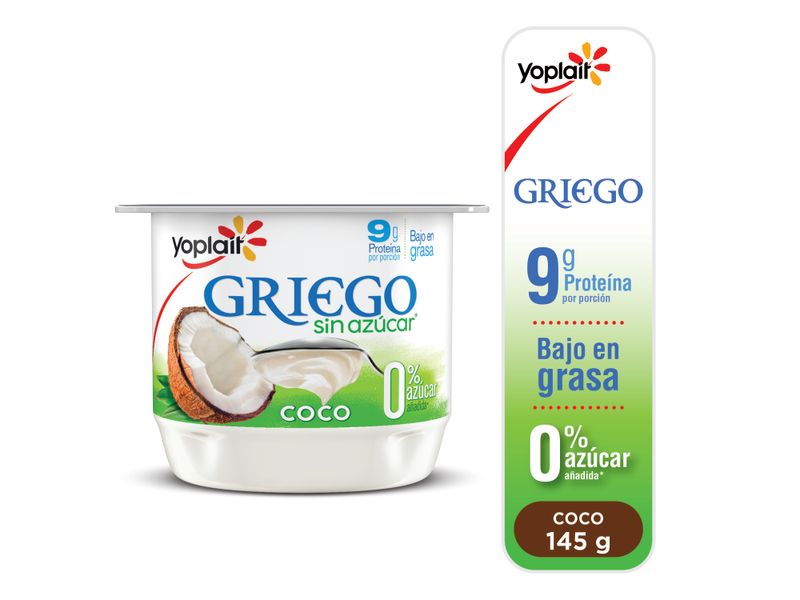 Comprar Yogurt Yoplait Líquido Griego Sin Azúcar Coco 145gr Walmart