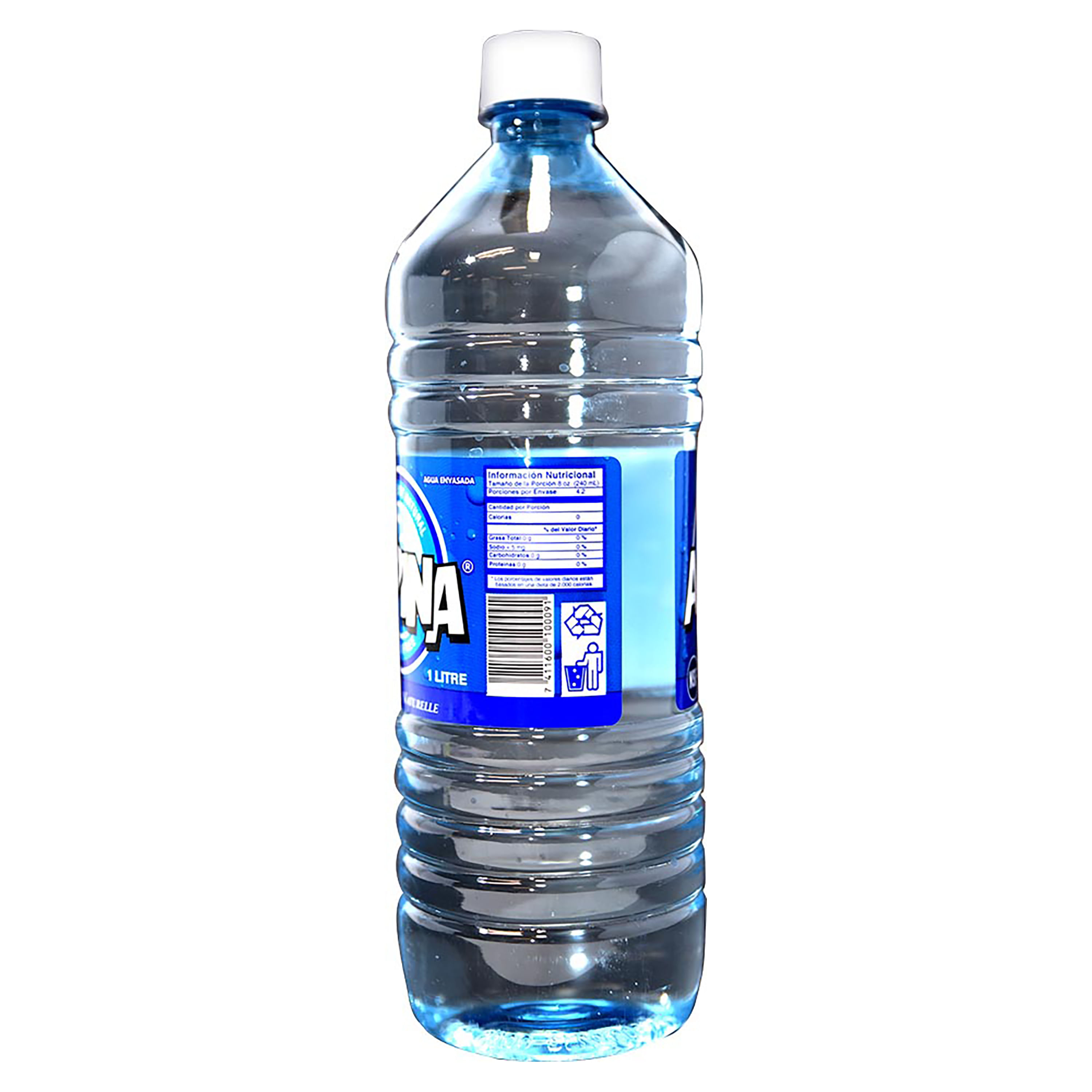 Botella agua 1 litro