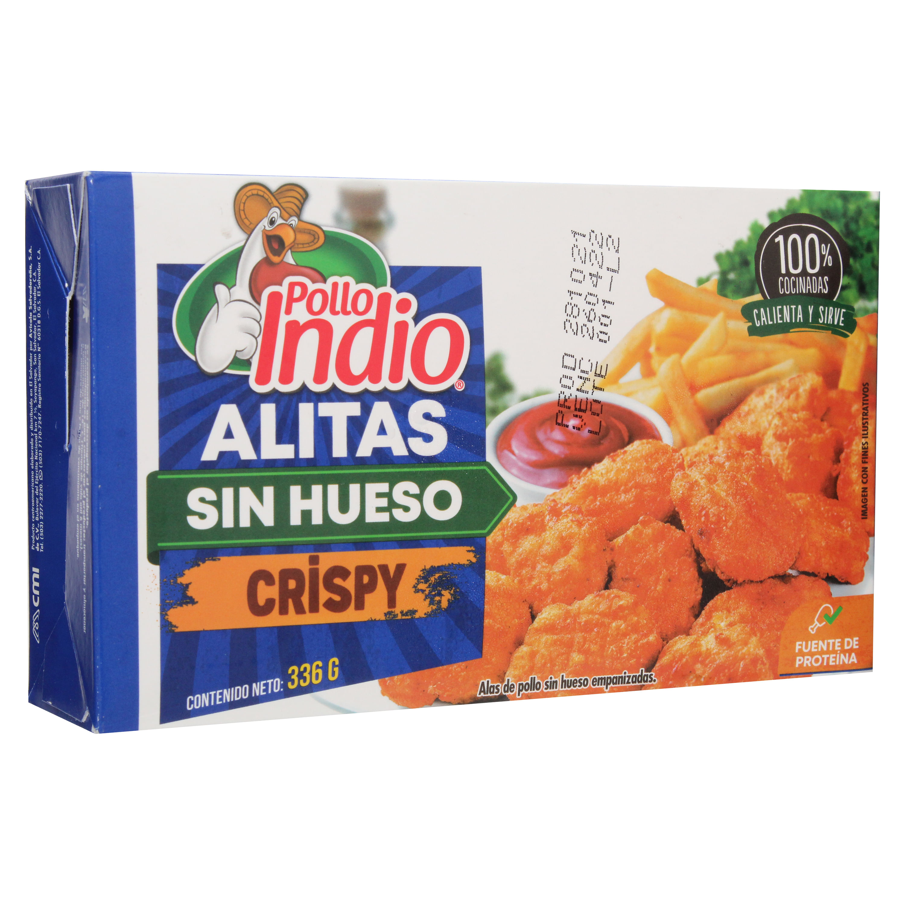 Comprar Alitas Pollo Indio Crispy S Hueso 336Gr | Walmart El Salvador