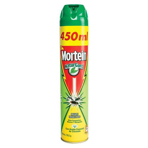 Insecticida Marca Mortein Multi Insectos Citronela Aerosol - 450ml