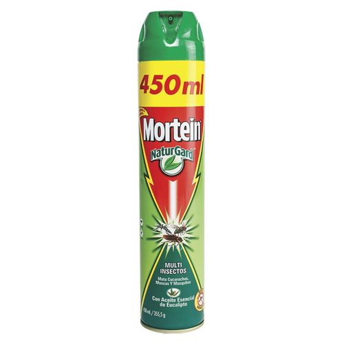 Insecticida Mortein Multi Insectos Eucalipto Aerosol - 450 ml