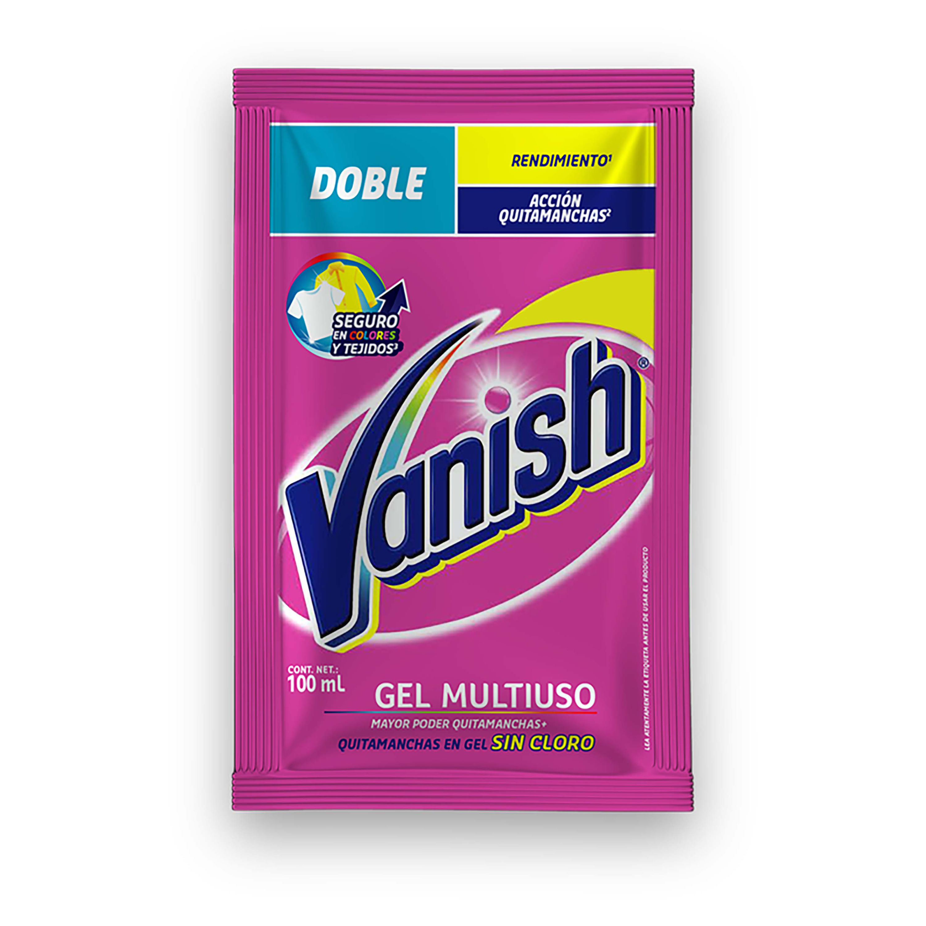 Comprar Quitamanchas Vanish Gel Rosa Doypack - 100Ml | Walmart El Salvador