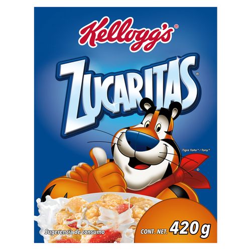Cereal Kellogrgr's® Zucaritas® Sabor Origrinal - Hojuelas de Maíz Escarchadas con Azúcar - 1 Bolsa de 420 g