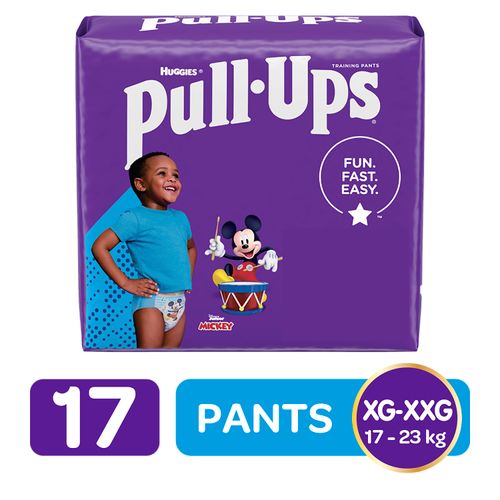 Panal Huggies Pull Up Nino 4T 5T 17Und