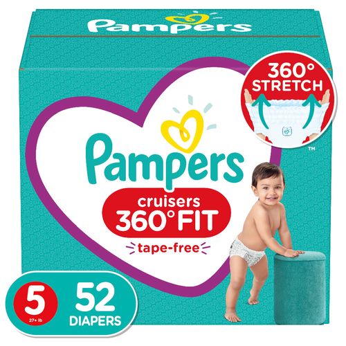 Pañales Desechables Pampers Cruisers Talla 5 - 52 Unidades