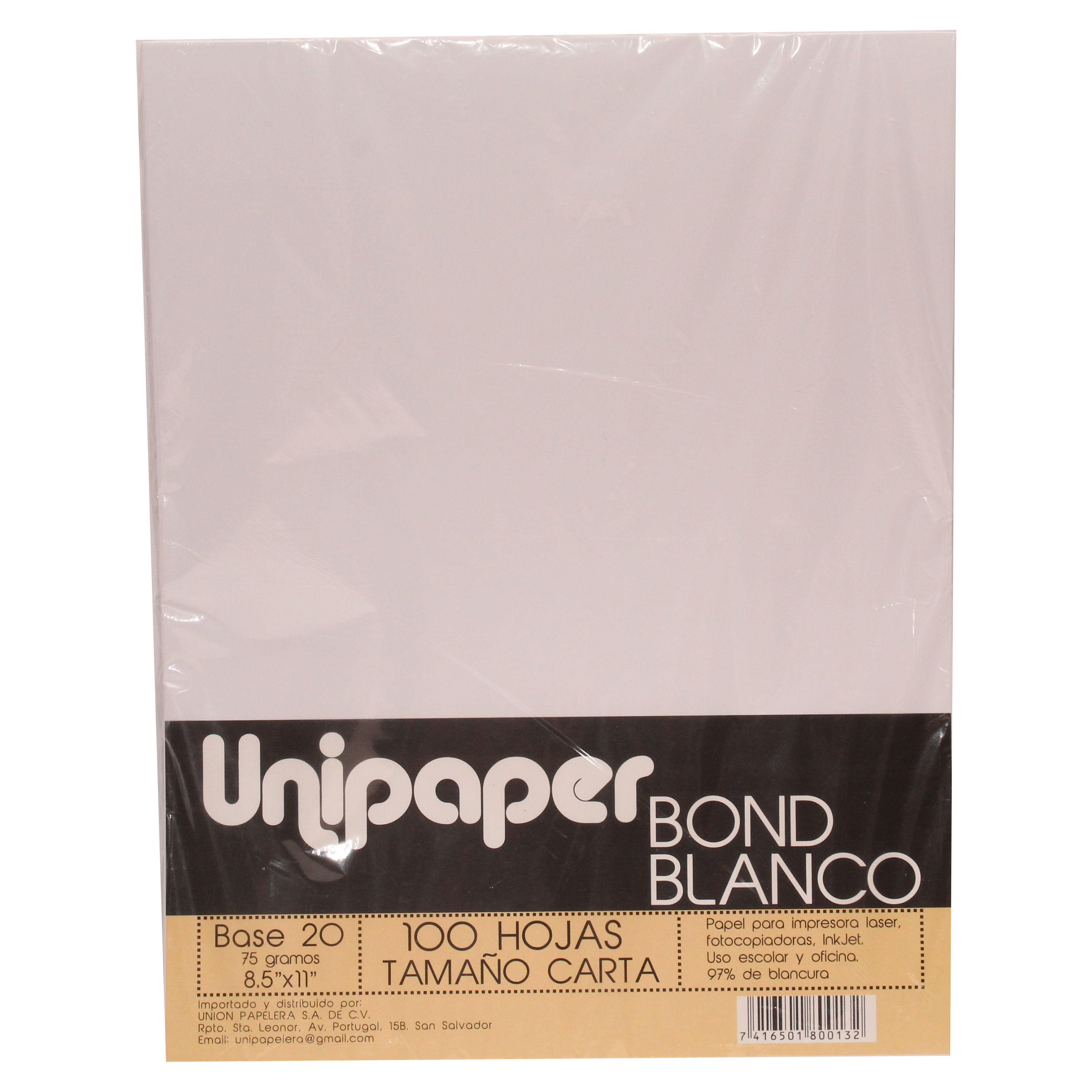 Hojas blancas bond 20 - 8.5 x 11 (100 hojas) - Ampo – Officemate